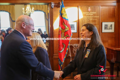 24/04/2025: Reception for the 110th Anniversary of Girl Guiding & the 75th Anniversary of the Trefoil Guild, Government House, Douglas, Isle of Man. PICTURE BY DAVE KNEEN PHOTOGRAPHY.