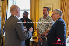 31/03/2025: Reception for the Small Branches Network of the Commonwealth Parliamentary Association, Government House, Douglas, Isle of Man. PICTURE BY DAVE KNEEN.