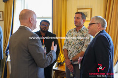 31/03/2025: Reception for the Small Branches Network of the Commonwealth Parliamentary Association, Government House, Douglas, Isle of Man. PICTURE BY DAVE KNEEN.