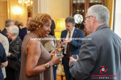 31/03/2025: Reception for the Small Branches Network of the Commonwealth Parliamentary Association, Government House, Douglas, Isle of Man. PICTURE BY DAVE KNEEN.