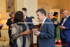 31/03/2025: Reception for the Small Branches Network of the Commonwealth Parliamentary Association, Government House, Douglas, Isle of Man. PICTURE BY DAVE KNEEN.