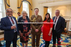 31/03/2025: Reception for the Small Branches Network of the Commonwealth Parliamentary Association, Government House, Douglas, Isle of Man. PICTURE BY DAVE KNEEN.