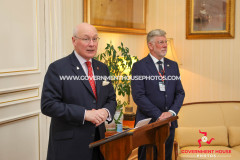31/03/2025: Reception for the Small Branches Network of the Commonwealth Parliamentary Association, Government House, Douglas, Isle of Man. PICTURE BY DAVE KNEEN.