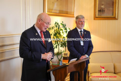 31/03/2025: Reception for the Small Branches Network of the Commonwealth Parliamentary Association, Government House, Douglas, Isle of Man. PICTURE BY DAVE KNEEN.