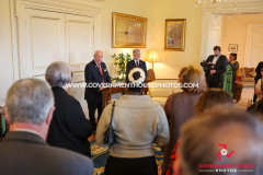 31/03/2025: Reception for the Small Branches Network of the Commonwealth Parliamentary Association, Government House, Douglas, Isle of Man. PICTURE BY DAVE KNEEN.