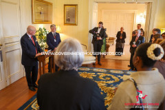 31/03/2025: Reception for the Small Branches Network of the Commonwealth Parliamentary Association, Government House, Douglas, Isle of Man. PICTURE BY DAVE KNEEN.