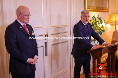 31/03/2025: Reception for the Small Branches Network of the Commonwealth Parliamentary Association, Government House, Douglas, Isle of Man. PICTURE BY DAVE KNEEN.