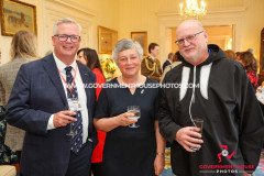 31/03/2025: Reception for the Small Branches Network of the Commonwealth Parliamentary Association, Government House, Douglas, Isle of Man. PICTURE BY DAVE KNEEN.