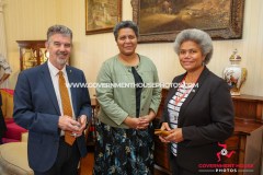 31/03/2025: Reception for the Small Branches Network of the Commonwealth Parliamentary Association, Government House, Douglas, Isle of Man. PICTURE BY DAVE KNEEN.