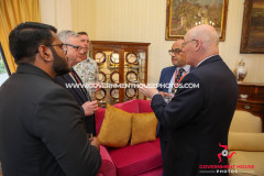 31/03/2025: Reception for the Small Branches Network of the Commonwealth Parliamentary Association, Government House, Douglas, Isle of Man. PICTURE BY DAVE KNEEN.
