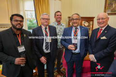 31/03/2025: Reception for the Small Branches Network of the Commonwealth Parliamentary Association, Government House, Douglas, Isle of Man. PICTURE BY DAVE KNEEN.