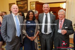 31/03/2025: Reception for the Small Branches Network of the Commonwealth Parliamentary Association, Government House, Douglas, Isle of Man. PICTURE BY DAVE KNEEN.
