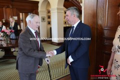 29/04/2025: The Swearing in of Mr John James Teare as Captain of the Parish of Bride, Government House, Douglas Isle of Man. PICTURE BY DAVE KNEEN PHOTOGRAPHY.