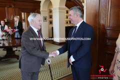 29/04/2025: The Swearing in of Mr John James Teare as Captain of the Parish of Bride, Government House, Douglas Isle of Man. PICTURE BY DAVE KNEEN PHOTOGRAPHY.