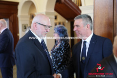 29/04/2025: The Swearing in of Mr John James Teare as Captain of the Parish of Bride, Government House, Douglas Isle of Man. PICTURE BY DAVE KNEEN PHOTOGRAPHY.