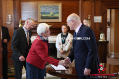 29/04/2025: The Swearing in of Mr John James Teare as Captain of the Parish of Bride, Government House, Douglas Isle of Man. PICTURE BY DAVE KNEEN PHOTOGRAPHY.