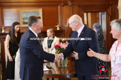 29/04/2025: The Swearing in of Mr John James Teare as Captain of the Parish of Bride, Government House, Douglas Isle of Man. PICTURE BY DAVE KNEEN PHOTOGRAPHY.