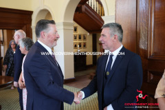 29/04/2025: The Swearing in of Mr John James Teare as Captain of the Parish of Bride, Government House, Douglas Isle of Man. PICTURE BY DAVE KNEEN PHOTOGRAPHY.