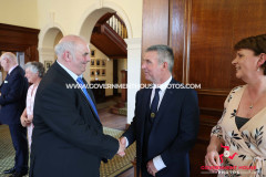 29/04/2025: The Swearing in of Mr John James Teare as Captain of the Parish of Bride, Government House, Douglas Isle of Man. PICTURE BY DAVE KNEEN PHOTOGRAPHY.