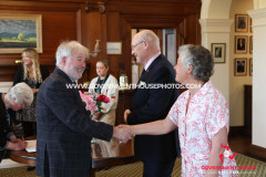 29/04/2025: The Swearing in of Mr John James Teare as Captain of the Parish of Bride, Government House, Douglas Isle of Man. PICTURE BY DAVE KNEEN PHOTOGRAPHY.