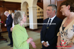 29/04/2025: The Swearing in of Mr John James Teare as Captain of the Parish of Bride, Government House, Douglas Isle of Man. PICTURE BY DAVE KNEEN PHOTOGRAPHY.