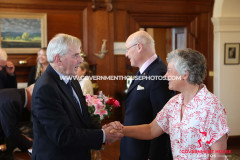 29/04/2025: The Swearing in of Mr John James Teare as Captain of the Parish of Bride, Government House, Douglas Isle of Man. PICTURE BY DAVE KNEEN PHOTOGRAPHY.