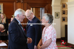 29/04/2025: The Swearing in of Mr John James Teare as Captain of the Parish of Bride, Government House, Douglas Isle of Man. PICTURE BY DAVE KNEEN PHOTOGRAPHY.