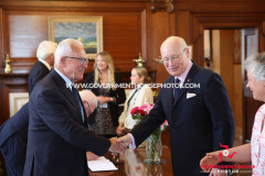 29/04/2025: The Swearing in of Mr John James Teare as Captain of the Parish of Bride, Government House, Douglas Isle of Man. PICTURE BY DAVE KNEEN PHOTOGRAPHY.