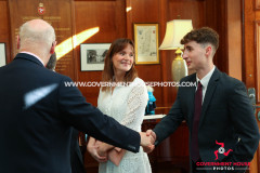 27/04/2026: Swearing in of Mrs Claire Whiteway as Captain of the Parish of Arbory, Government House, Douglas, Isle of Man. PICTURE BY DAVE KNEEN/WWW.GOVERNMENTHOUSEPHOTOS.COM