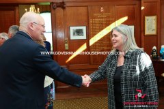 27/04/2026: Swearing in of Mrs Claire Whiteway as Captain of the Parish of Arbory, Government House, Douglas, Isle of Man. PICTURE BY DAVE KNEEN/WWW.GOVERNMENTHOUSEPHOTOS.COM