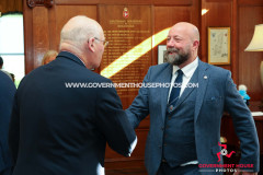 27/04/2026: Swearing in of Mrs Claire Whiteway as Captain of the Parish of Arbory, Government House, Douglas, Isle of Man. PICTURE BY DAVE KNEEN/WWW.GOVERNMENTHOUSEPHOTOS.COM