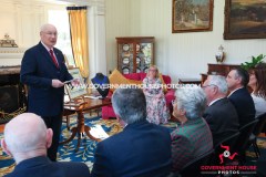 27/04/2026: Swearing in of Mrs Claire Whiteway as Captain of the Parish of Arbory, Government House, Douglas, Isle of Man. PICTURE BY DAVE KNEEN/WWW.GOVERNMENTHOUSEPHOTOS.COM