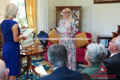 27/04/2026: Swearing in of Mrs Claire Whiteway as Captain of the Parish of Arbory, Government House, Douglas, Isle of Man. PICTURE BY DAVE KNEEN/WWW.GOVERNMENTHOUSEPHOTOS.COM