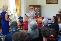27/04/2026: Swearing in of Mrs Claire Whiteway as Captain of the Parish of Arbory, Government House, Douglas, Isle of Man. PICTURE BY DAVE KNEEN/WWW.GOVERNMENTHOUSEPHOTOS.COM