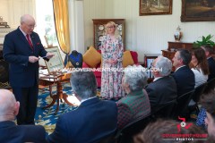 27/04/2026: Swearing in of Mrs Claire Whiteway as Captain of the Parish of Arbory, Government House, Douglas, Isle of Man. PICTURE BY DAVE KNEEN/WWW.GOVERNMENTHOUSEPHOTOS.COM