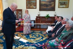 27/04/2026: Swearing in of Mrs Claire Whiteway as Captain of the Parish of Arbory, Government House, Douglas, Isle of Man. PICTURE BY DAVE KNEEN/WWW.GOVERNMENTHOUSEPHOTOS.COM
