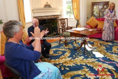 27/04/2026: Swearing in of Mrs Claire Whiteway as Captain of the Parish of Arbory, Government House, Douglas, Isle of Man. PICTURE BY DAVE KNEEN/WWW.GOVERNMENTHOUSEPHOTOS.COM
