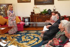 27/04/2026: Swearing in of Mrs Claire Whiteway as Captain of the Parish of Arbory, Government House, Douglas, Isle of Man. PICTURE BY DAVE KNEEN/WWW.GOVERNMENTHOUSEPHOTOS.COM