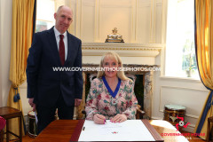 27/04/2026: Swearing in of Mrs Claire Whiteway as Captain of the Parish of Arbory, Government House, Douglas, Isle of Man. PICTURE BY DAVE KNEEN/WWW.GOVERNMENTHOUSEPHOTOS.COM