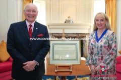 27/04/2026: Swearing in of Mrs Claire Whiteway as Captain of the Parish of Arbory, Government House, Douglas, Isle of Man. PICTURE BY DAVE KNEEN/WWW.GOVERNMENTHOUSEPHOTOS.COM