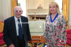 27/04/2026: Swearing in of Mrs Claire Whiteway as Captain of the Parish of Arbory, Government House, Douglas, Isle of Man. PICTURE BY DAVE KNEEN/WWW.GOVERNMENTHOUSEPHOTOS.COM