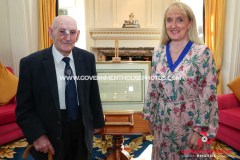 27/04/2026: Swearing in of Mrs Claire Whiteway as Captain of the Parish of Arbory, Government House, Douglas, Isle of Man. PICTURE BY DAVE KNEEN/WWW.GOVERNMENTHOUSEPHOTOS.COM