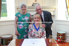 27/04/2026: Swearing in of Mrs Claire Whiteway as Captain of the Parish of Arbory, Government House, Douglas, Isle of Man. PICTURE BY DAVE KNEEN/WWW.GOVERNMENTHOUSEPHOTOS.COM