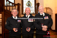 Coastguard awards at Government House - Douglas Coastguard