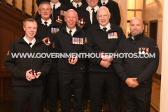 Coastguard awards at Government House - Douglas Coastguard