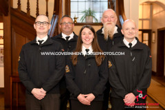 Coastguard awards at Government House - Ramsey Coastguard