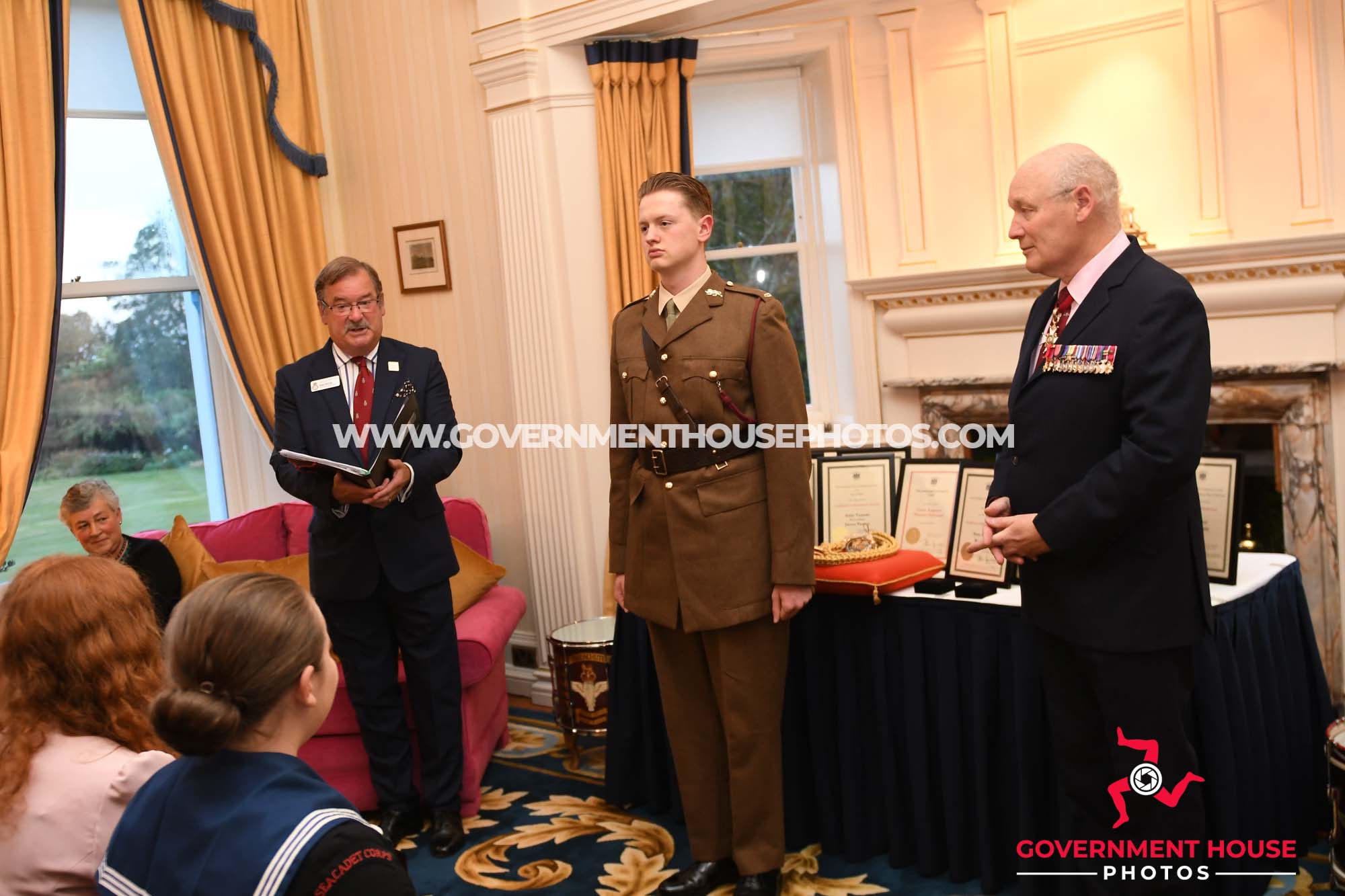 The annual Cadets’ Investiture and Awards at Government House -
